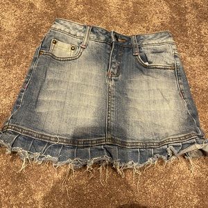 Girls size 8 jean skort